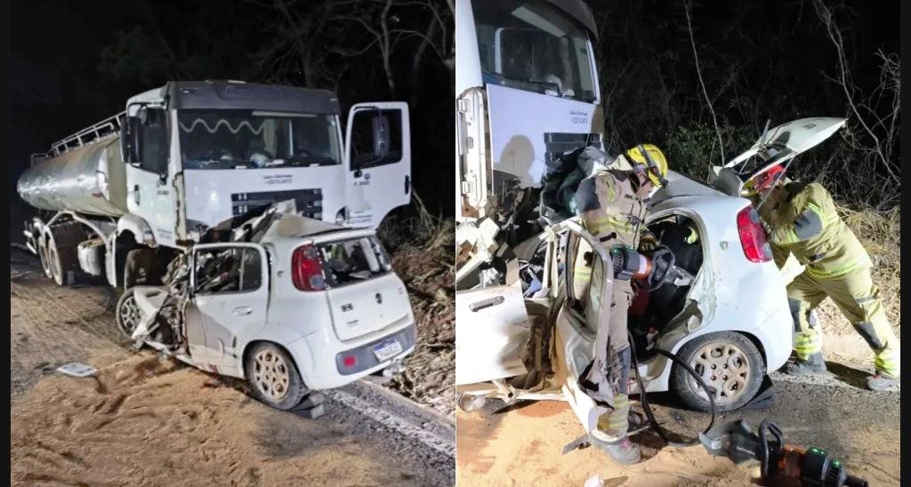MOTORISTA DE CAMINHÃO FOGE APÓS ACIDENTE QUE MATOU CINCO PESSOAS EM MINAS