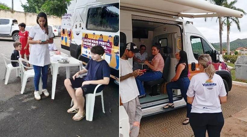 AÇÃO DO VACIMÓVEL EM VAZANTE ATENDEU 143 PESSOAS NA CIDADE E NO MEIO RURAL