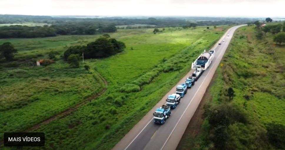 MEGACARGA DE 636 TONELADAS DEVE PASSAR POR RODOVIAS DA REGIÃO NESTE FINAL DE SEMANA