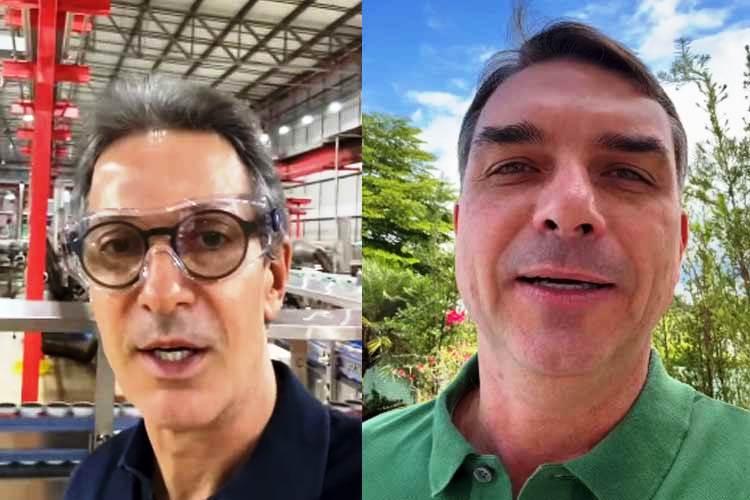 ALIADOS ARTICULAM CHAPA COM ZEMA COMO VICE DE FLÁVIO BOLSONARO NA CORRIDA PRESIDENCIAL