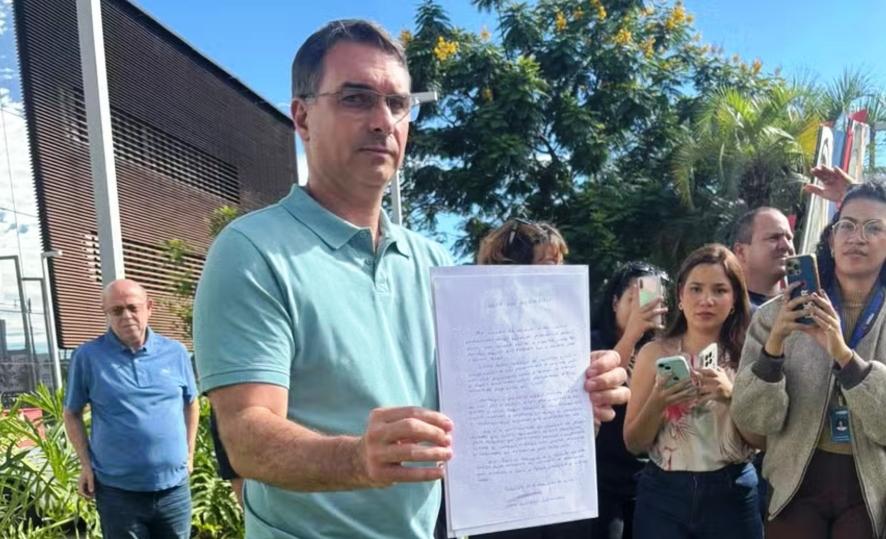 CARTA DE BOLSONARO CONFIRMA FLÁVIO COMO PRÉ-CANDIDATO A PRESIDENTE