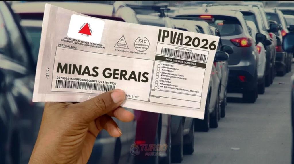 GOVERNO DE MINAS DIVULGA CALENDÁRIO DE VENCIMENTO DO IPVA 2026