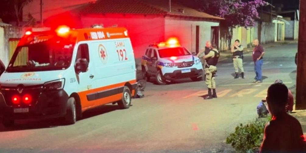 MOTOCICLISTA MORRE VÍTIMA DE ACIDENTE EM CRUZAMENTO DE VIAS EM VAZANTE