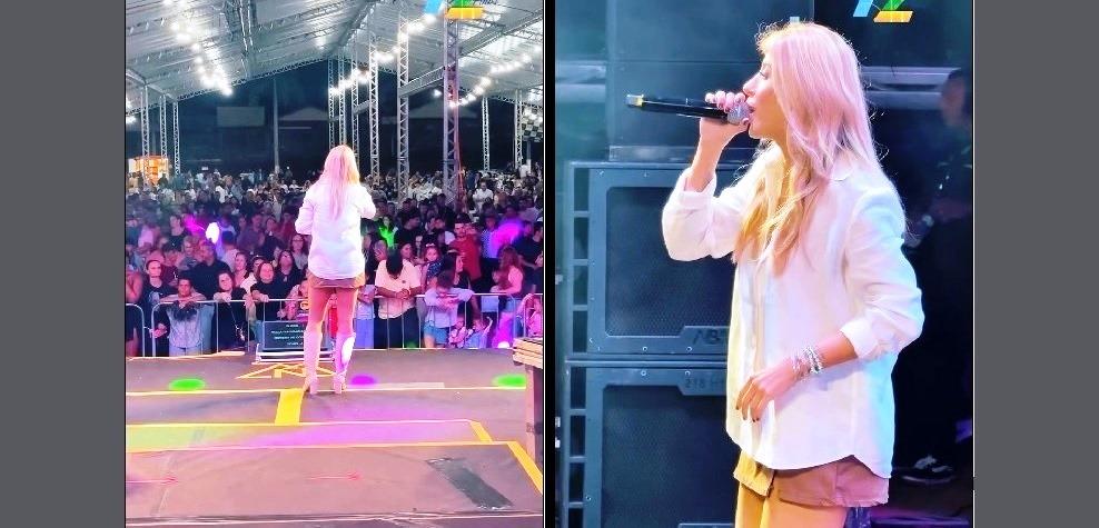 NAESSA SACODE O POVÃO EM MAIS UM SHOW NA COMEMORAÇÃO DO ANIVERSÁRIO DE VAZANTE