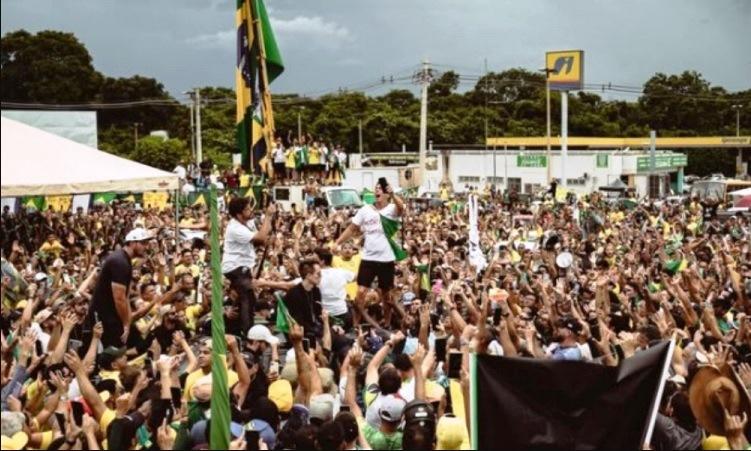 MANIFESTAÇÃO DO DEPUTADO NIKOLAS FERREIRA REUNIU 18 MIL PESSOAS EM BRASÍLIA