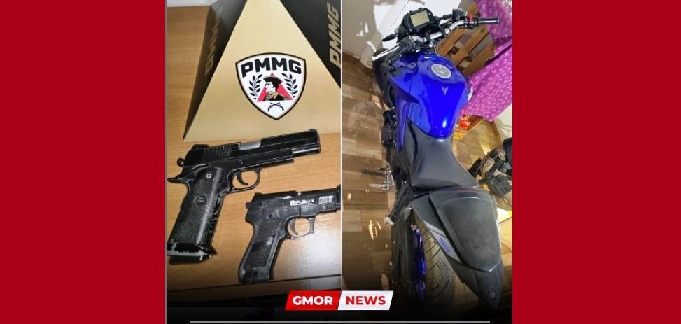 PM DE GUARDA-MOR RECUPERA MOTO FURTADA POR JOVENS EM PARACATU