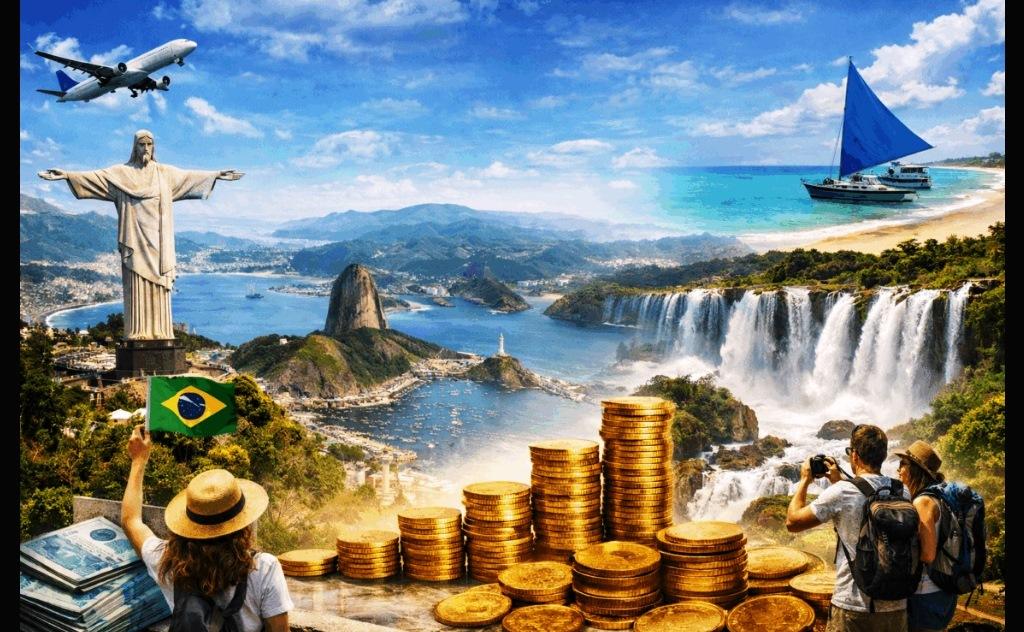 TURISMO BRASILEIRO BATE RECORDE COM FATURAMENTO DE R$ 185,2 BILHÕES EM 2025