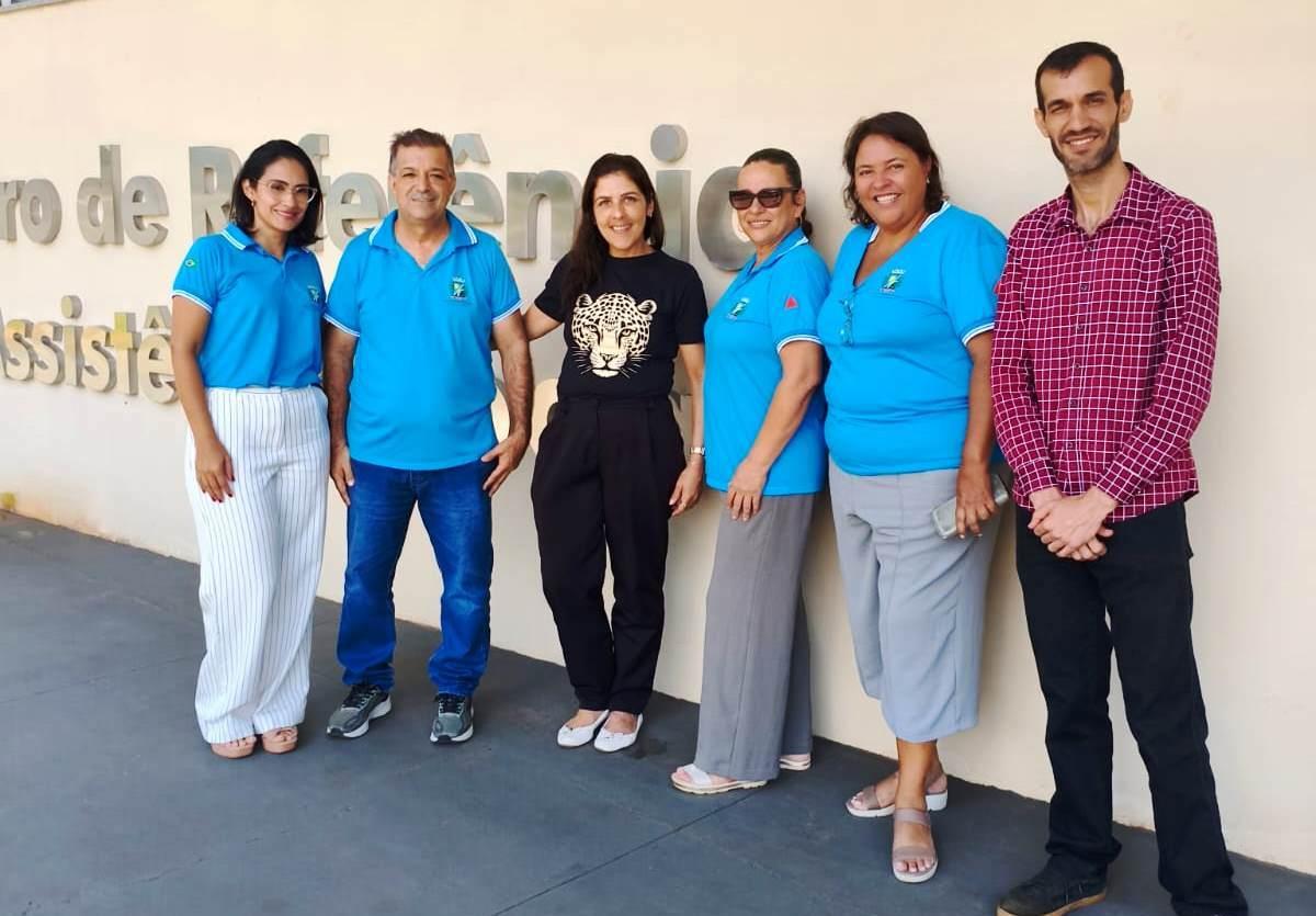 SECRETÁRIA DA PREFEITURA DE PRESIDENTE OLEGÁRIO VISITA VAZANTE PARA CONHECER PROJETOS SOCIAIS