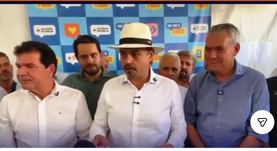 GOVERNADOR VISITA PARACATU E ANUNCIA ASFALTAMENTO DE TRECHO DA LMG-706
