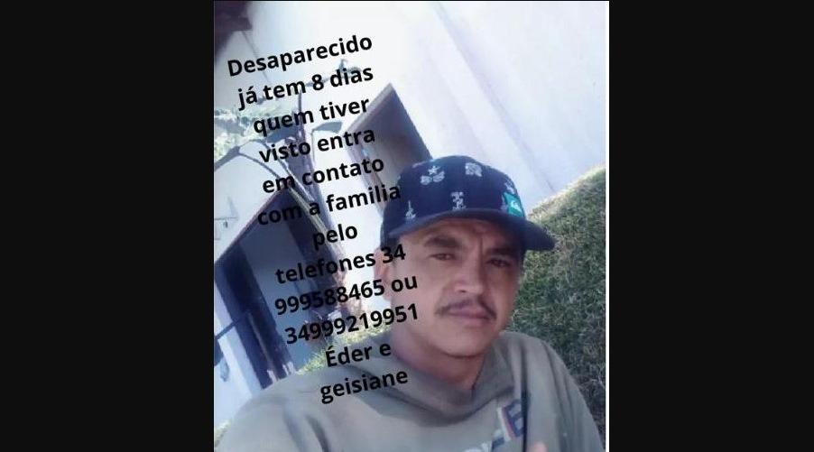 PINTOR DESAPARECIDO É PROCURADO POR FAMILIARES EM VAZANTE