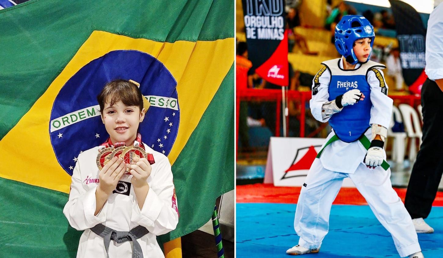 FILHOS DE CASAL VAZANTINO REPRESENTAM MINAS GERAIS NA COPA REGIONAL SUDESTE DE TAEKWONDO
