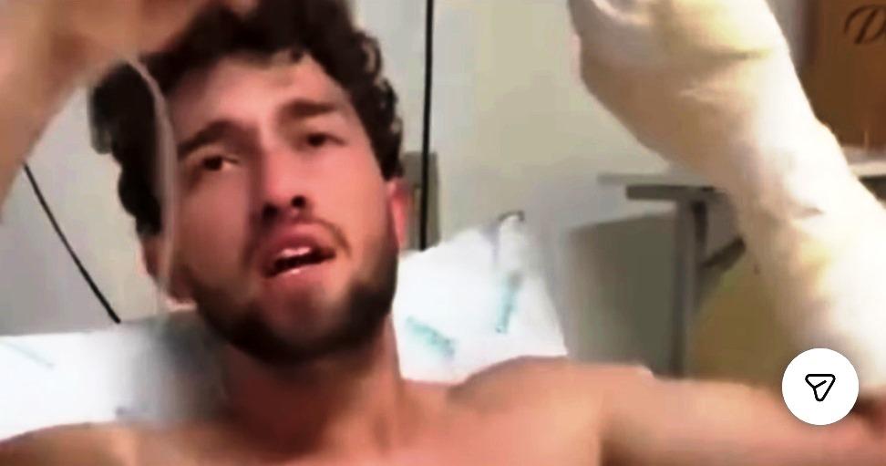 JOVEM VÍTIMA DE INCÊNDIO CRIMINOSO EM LAGAMAR CONCEDE ENTRE À TV RECORD