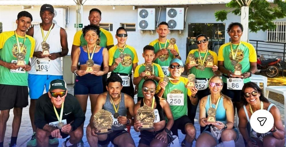 ATLETAS DE VAZANTE CONQUISTAM DESTAQUE NA 1ª CORRIDA DO AGRICULTOR EM UNAÍ