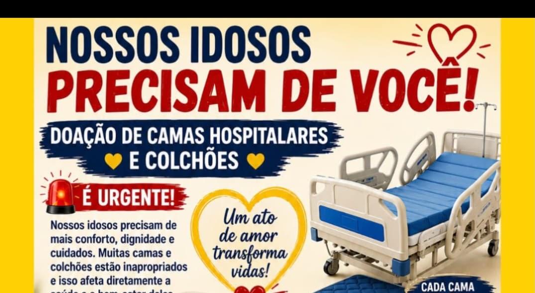 LAR SÃO VICENTE DE PAULO DE VAZANTE LANÇA CAMPANHA PARA ADQUIRIR CAMAS HOSPITALARES