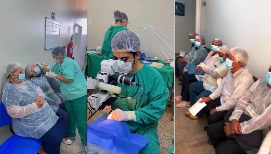 PREFEITURA DE VAZANTE REALIZA NOVA ETAPA DO MUTIRÃO DE CIRURGIAS OFTALMOLÓGICAS