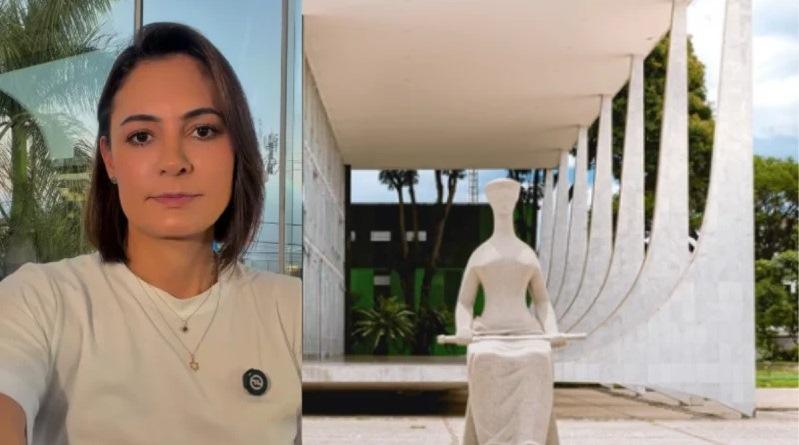 STF AUTORIZA VISITA DE CUNHADA DE BOLSONARO DURANTE AUSÊNCIA DE MICHELLE