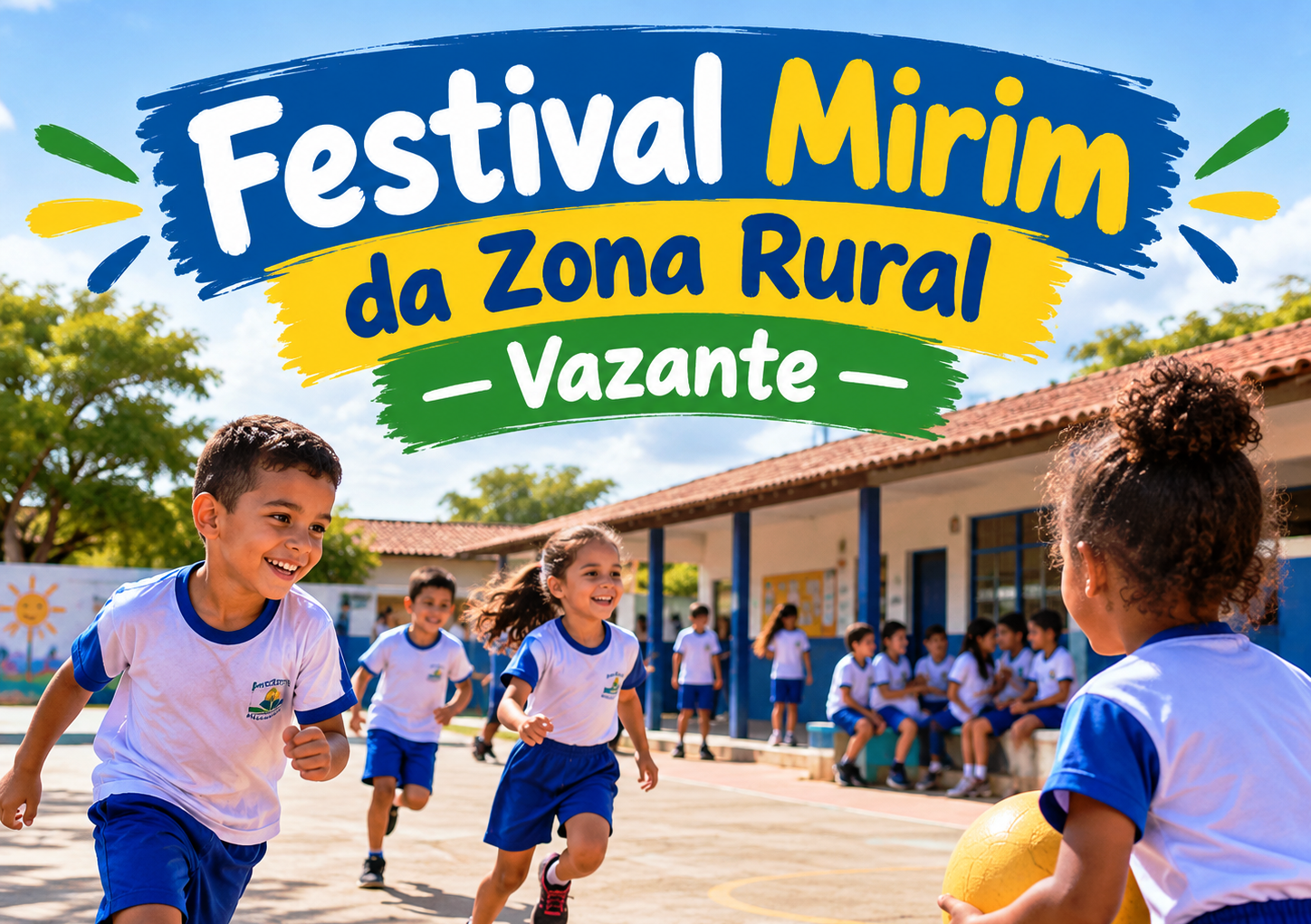 FESTIVAL VAI PROMOVER INTEGRAÇÃO ENTRE ALUNOS DAS ESCOLAS RURAIS DE VAZANTE