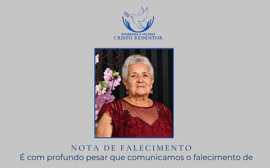 LAMENTAMOS COMUNICAR O FALECIMENTO DE ALTAMIRA PEREIRA DOS REIS