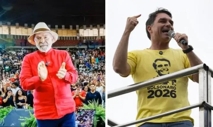 FLÁVIO E LULA GASTARAM R$ 130,8 MILHÕES EM CAMPANHAS NO PRIMEIRO TURNO DAS ELEIÇÕES 2026