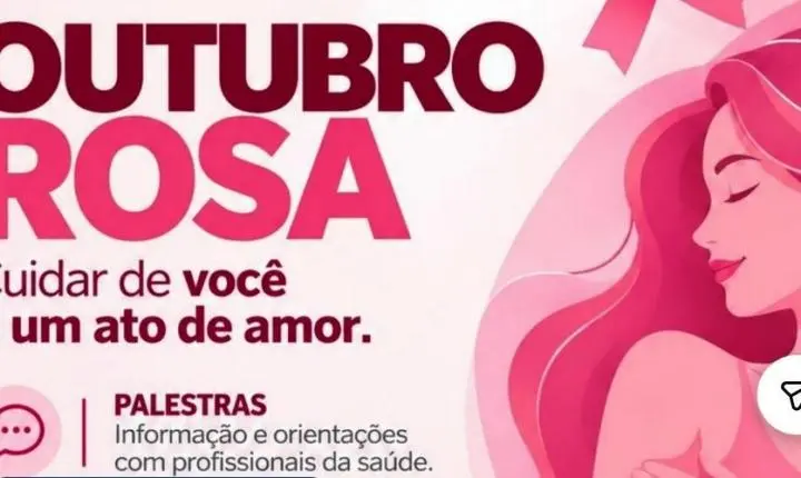 HOJE TEM PALESTRA DO ‘OUTUBRO ROSA’ E SHOW MUSICAL NA FEIRA LIVRE DE VAZANTE