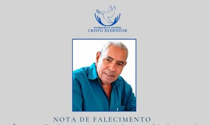 LAMENTAMOS COMUNICAR O FALECIMENTO DE OROZINO NOGUEIRA